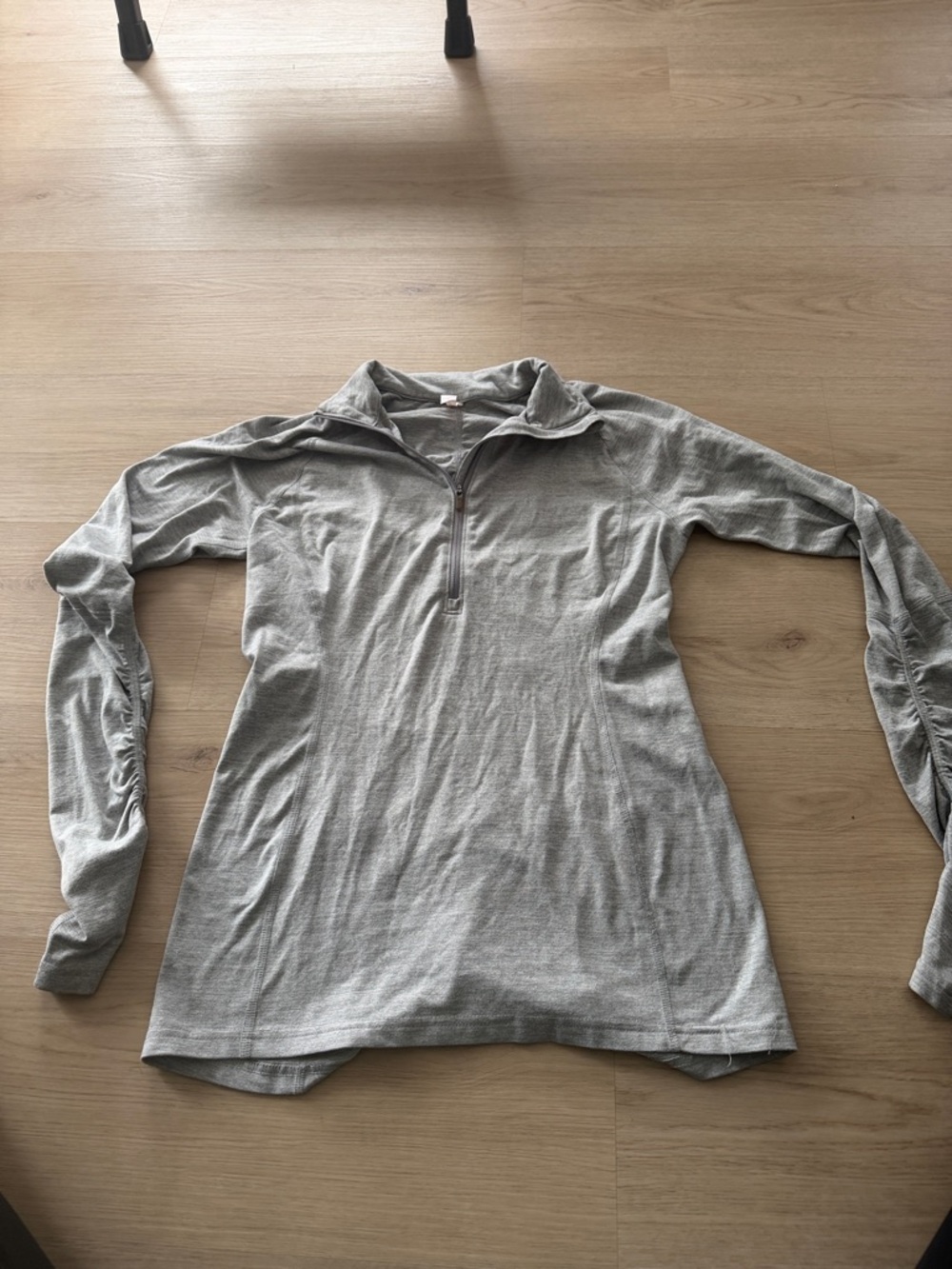 Lucy Gray Half-Zip Long Sleeve Pullover